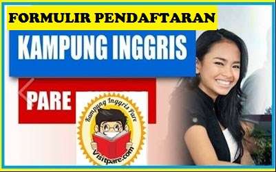 Formulir Pendaftaran Kursus | KAMPUNG INGGRIS PARE