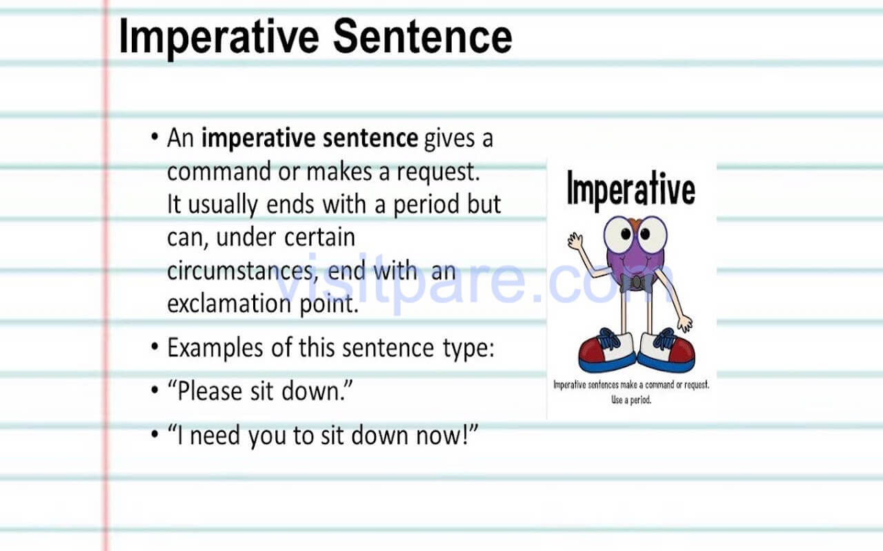 Cara Mudah Membuat Kalimat Perintah Dalam Bahasa Inggris