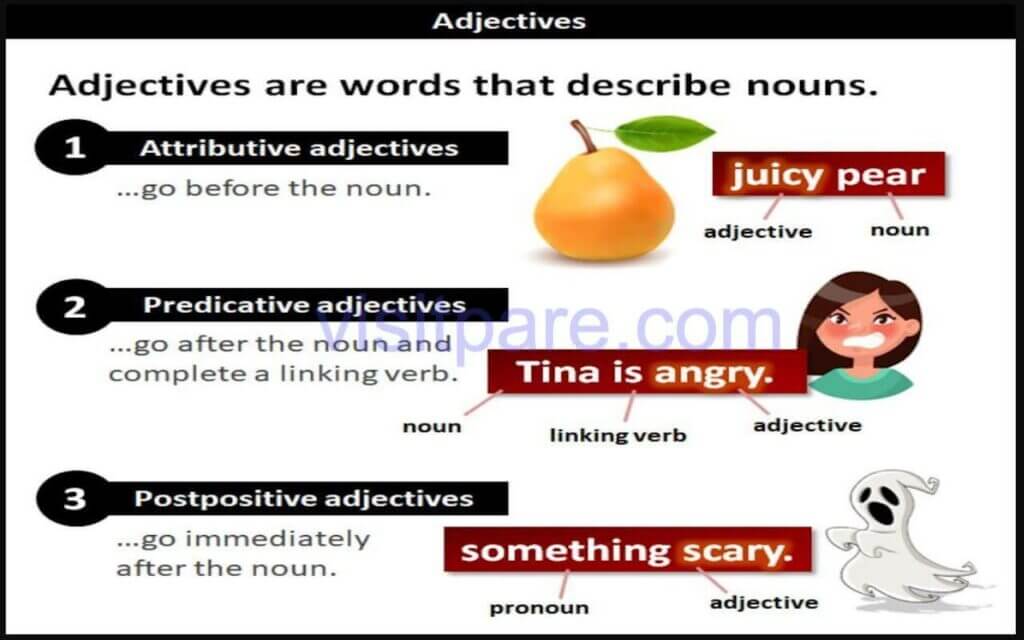 Penggunaan Adjective dalam Bahasa Inggris