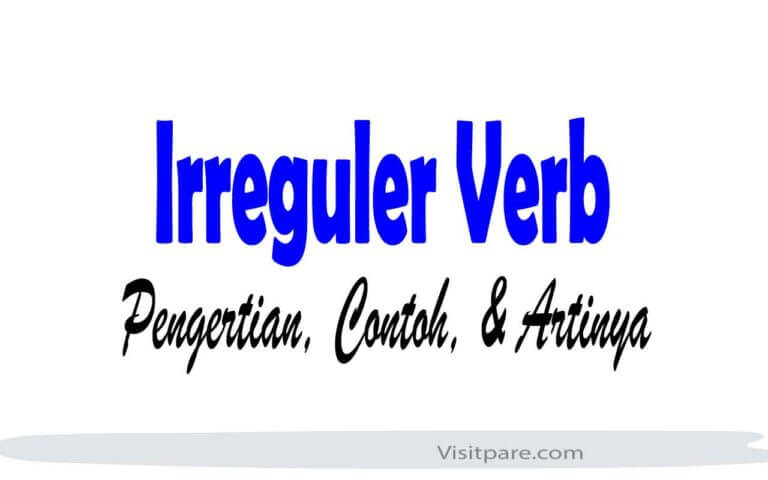 Irregular Verb Pengertian Contoh dan Artinya