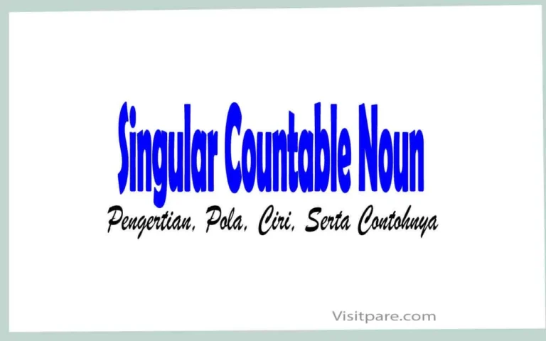 Singular Countable Noun