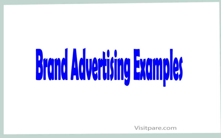Brand Advertising Examples