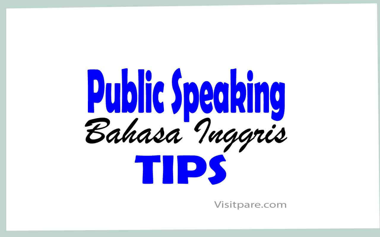 Tips Public Speaking