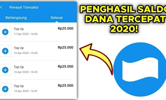 Aplikasi Penghasil Saldo DANA 2020