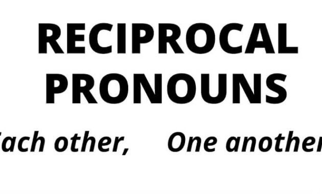 Reciprocal Pronoun, Pengertian, Fungsi, dan Contohnya