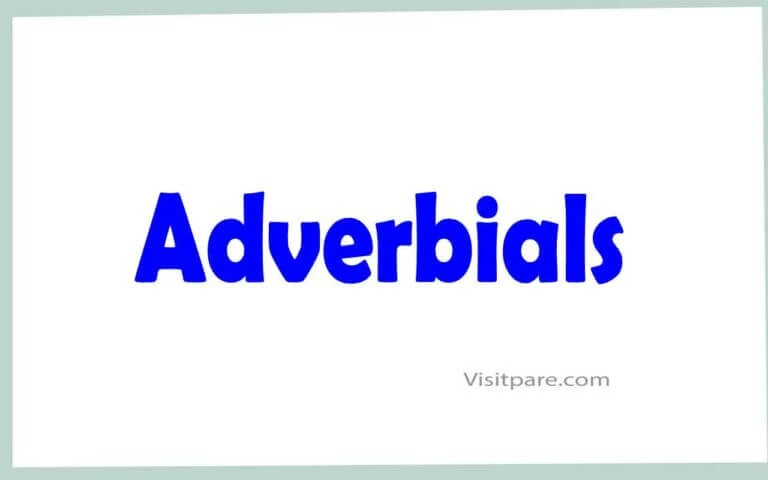 Adverbials