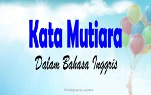 Kata Mutiara dalam Bahasa Inggris