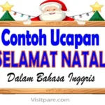 Contoh Ucapan Selamat Natal Dengan Bahasa Inggris Dan Artinya