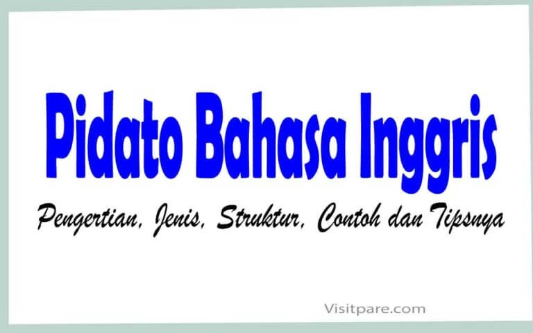 Pidato Bahasa Inggris