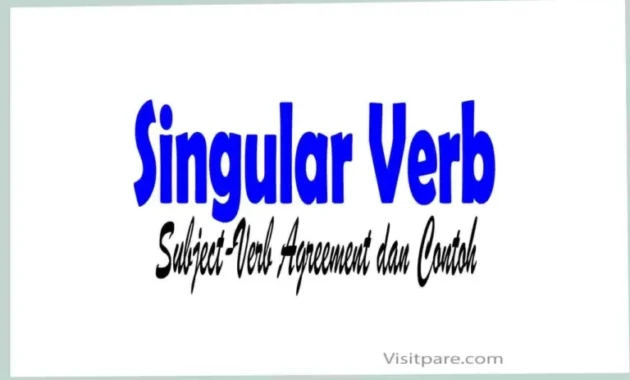 Singular Verb