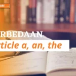 Article A An dan The