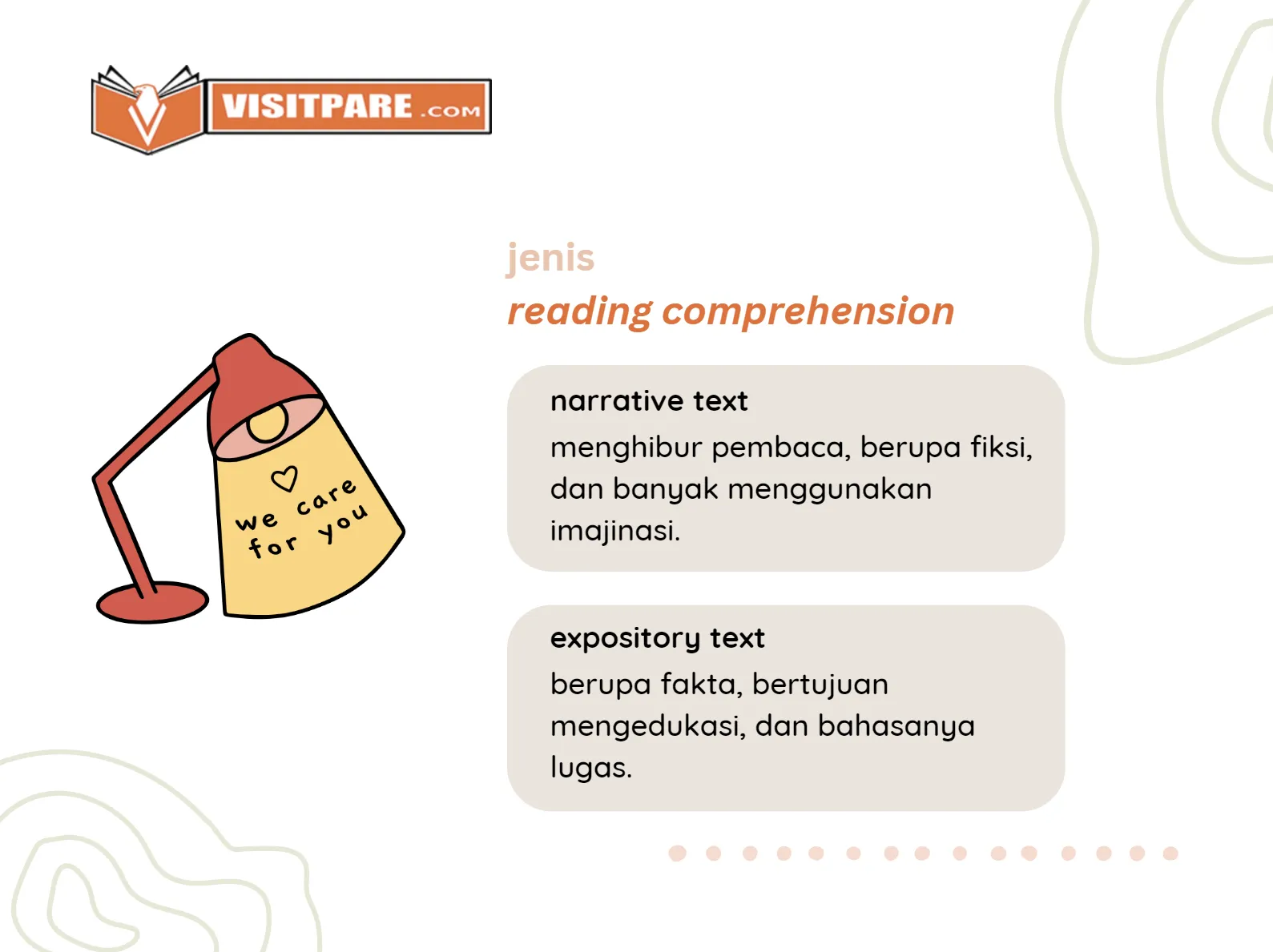Mengenal jenis teks dalam Reading Comprehension