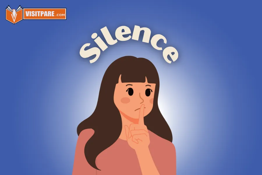 Pelajari penggunaan kata silence dalam kalimat