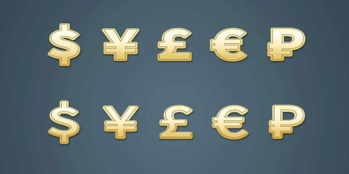 Cara Menulis mata uang dalam bahasa Inggris menggunakan simbol
