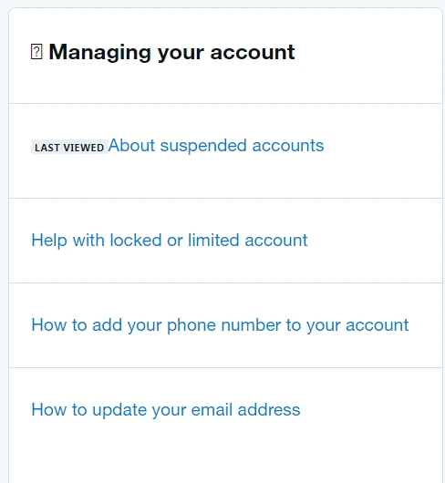About Suspended Account