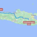 Rute ke Kampung Inggris Pare dari Cirebon
