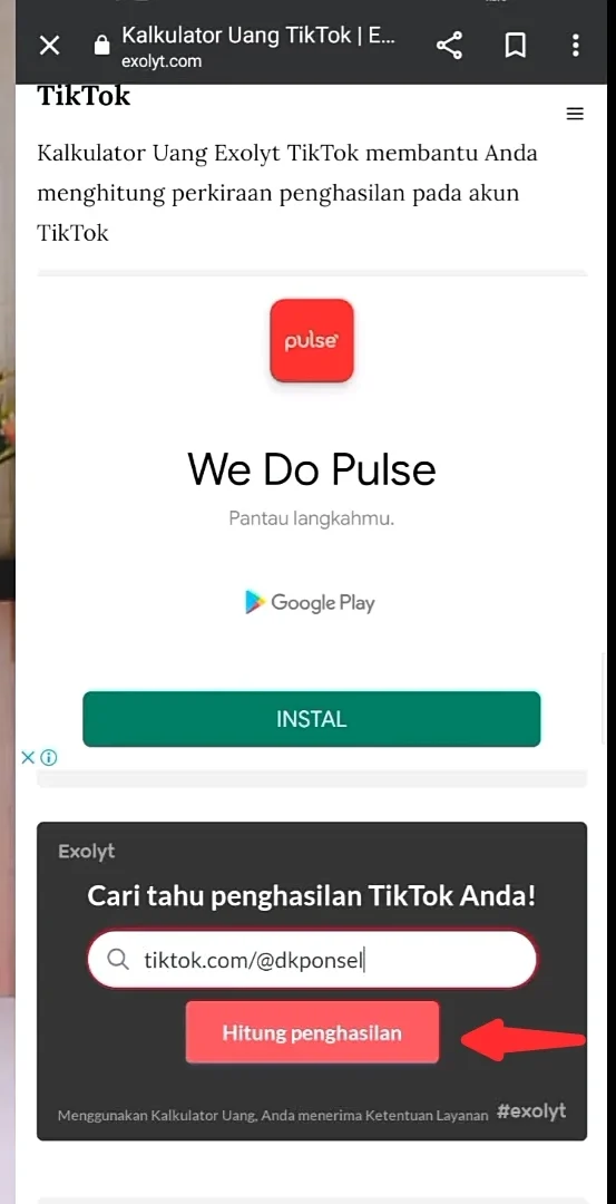 Cara Melihat Penghasilan Tiktok Dengan Mudah - Visitpare.com