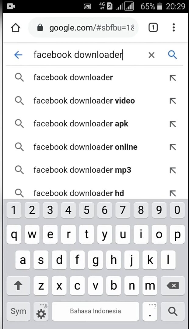 Facebook downloader