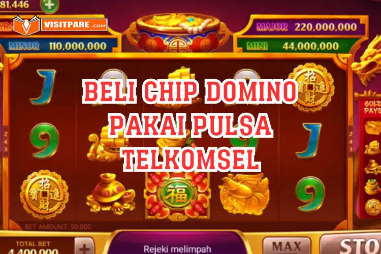 Beli Chip Domino Pakai Pulsa Telkomsel