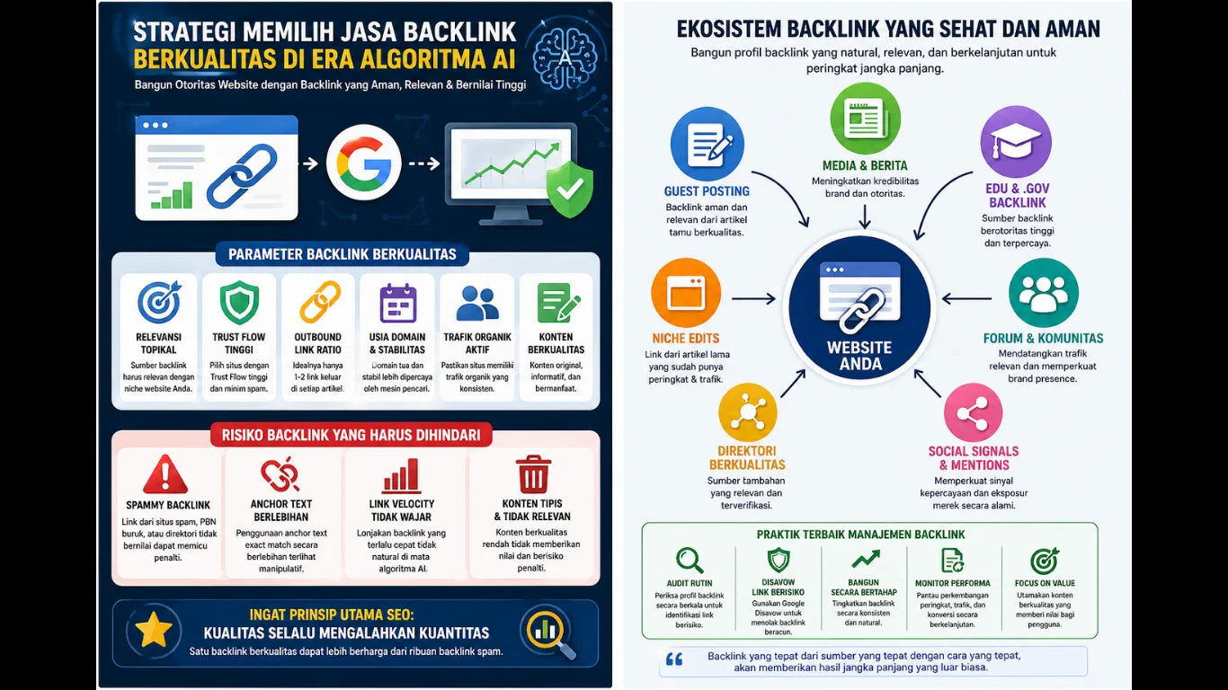 Rekomendasi Jasa Backlink Website